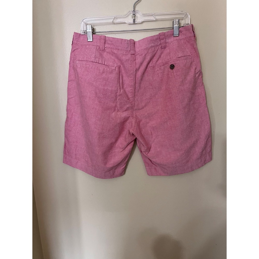 J. Crew Mens Pink Cotton Chino Shorts Sz 33 Beach Vacation resort - Picture 2 of 13